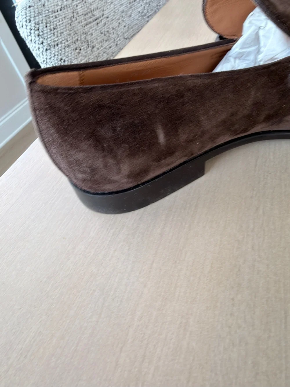 Salvatore Ferragamo Dark Brown Suede Bit Loafers - Size 9.5 EE